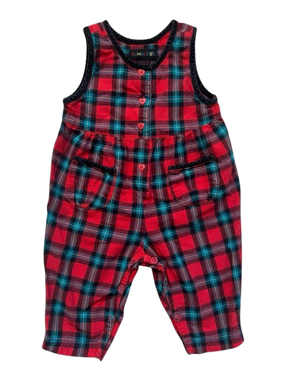 Vintage 90s Baby Girl Holiday Romper